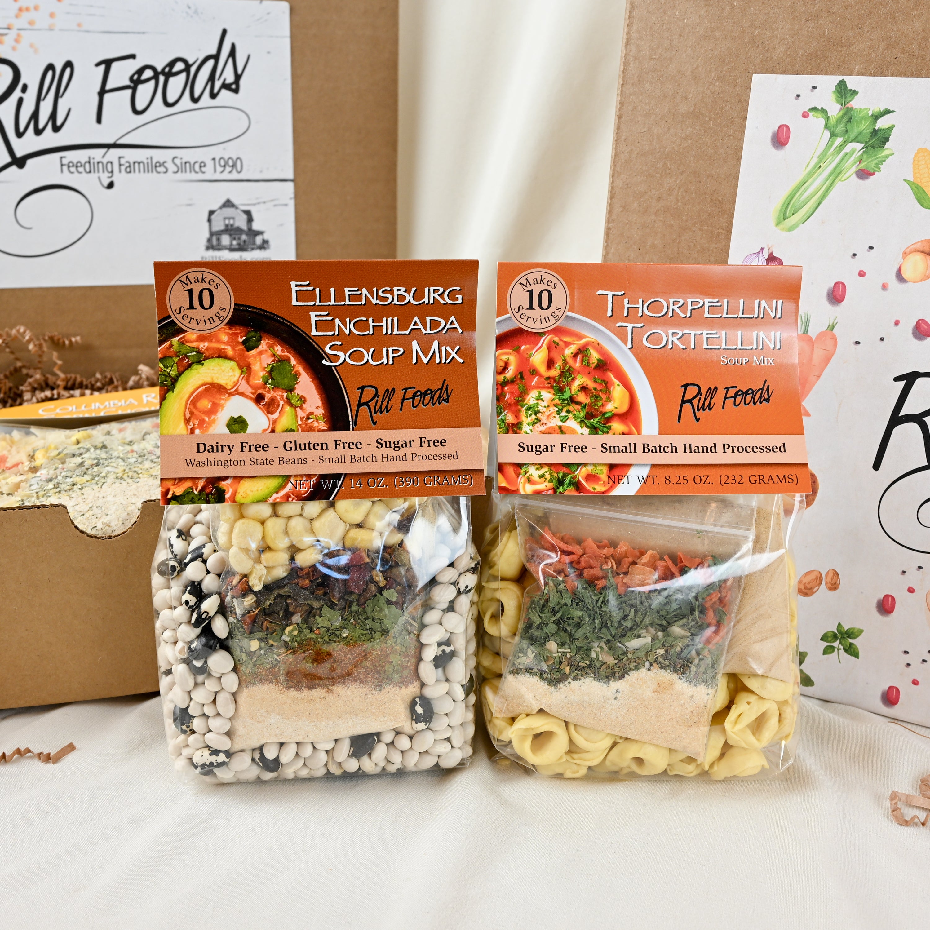 Small Gift Box With Large Soups
