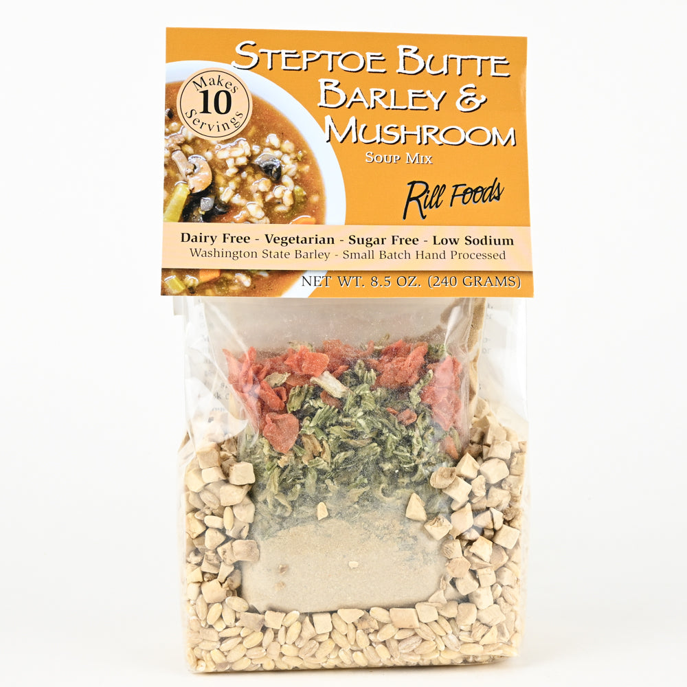 Steptoe Butte Barley and Mushroom Soup Mix