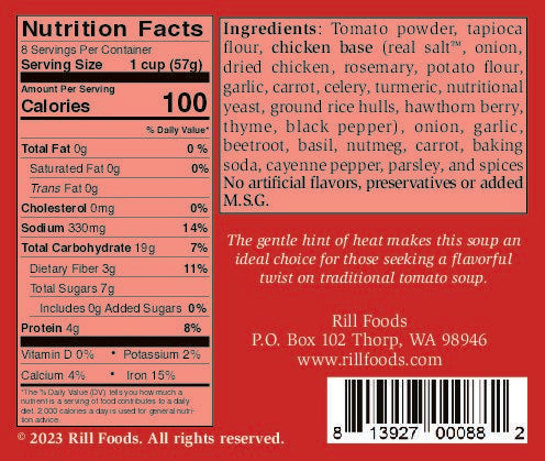 Umatilla Tomato Soup Mix