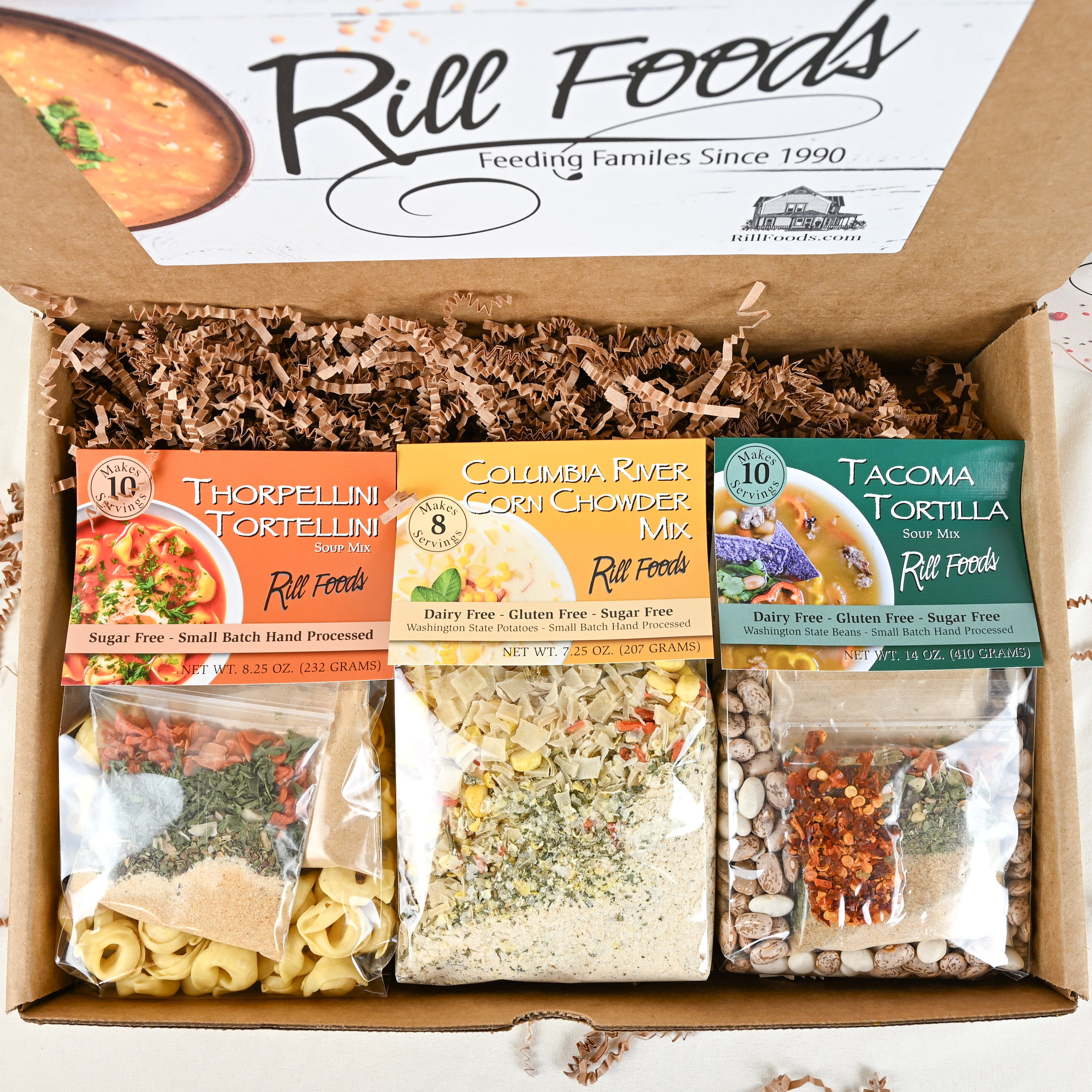 Small Gift Box With Large Soups