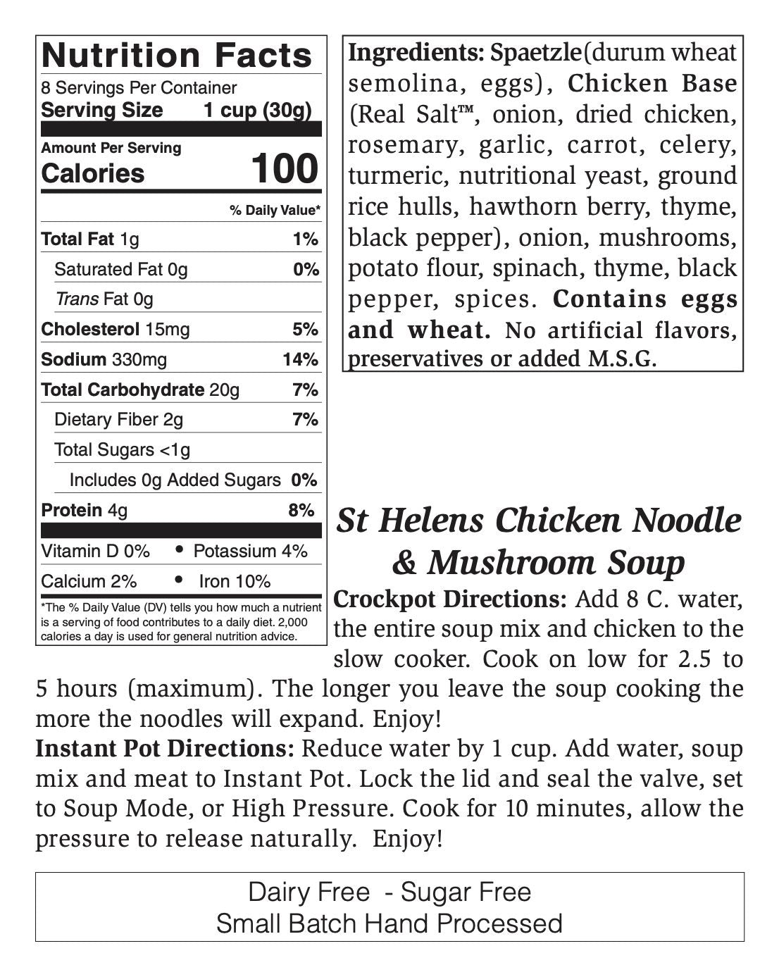 St Helens Chicken Noodle & Mushroom Soup Mix