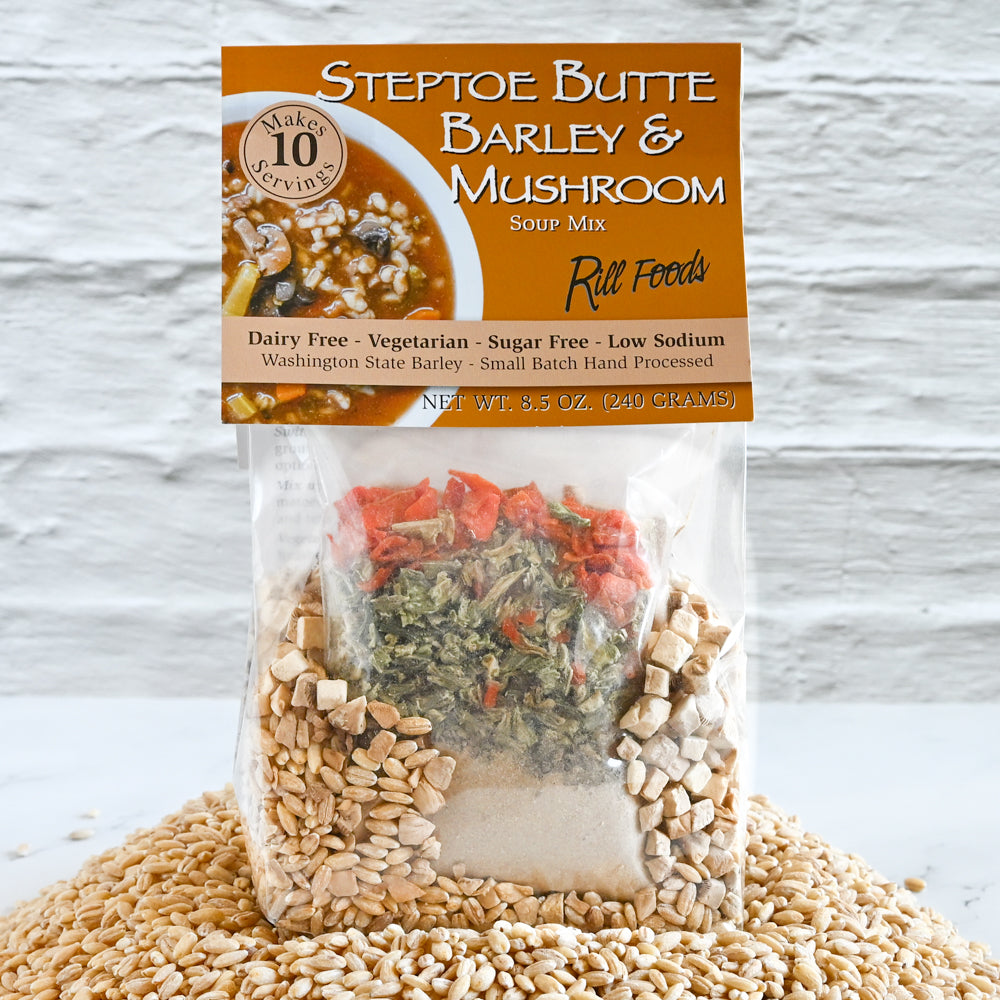 Steptoe Butte Barley and Mushroom Soup Mix