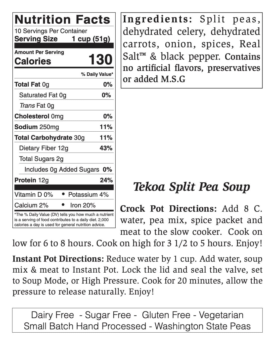 Tekoa Split Pea Soup Mix