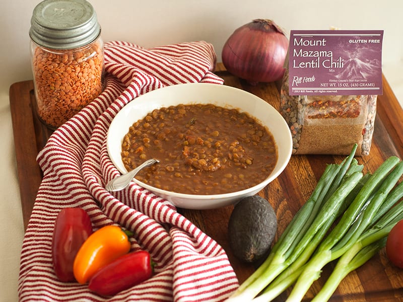 Mount Mazama Lentil Chili