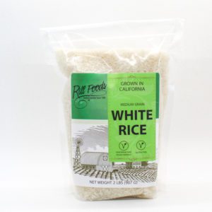 White Rice in a Package