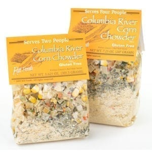 Columbia Rive Corn Chowder in Package- Gluten Free