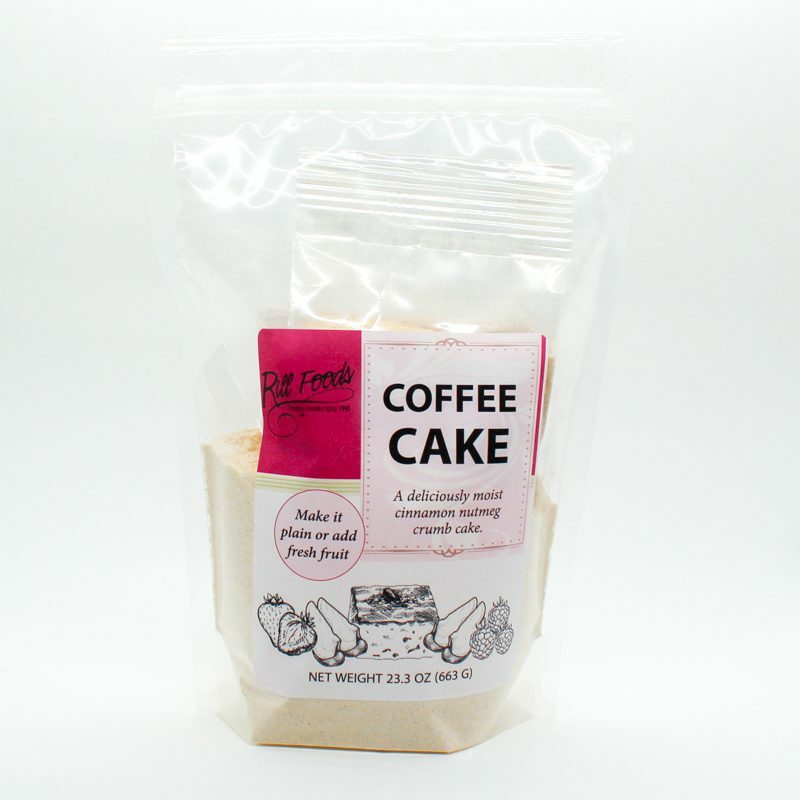 Picture of coffee cake packaging